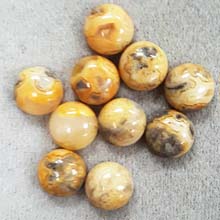 10MM ROUND CABOCHON CRAZY LACE AGATE(10PCS/BAG)